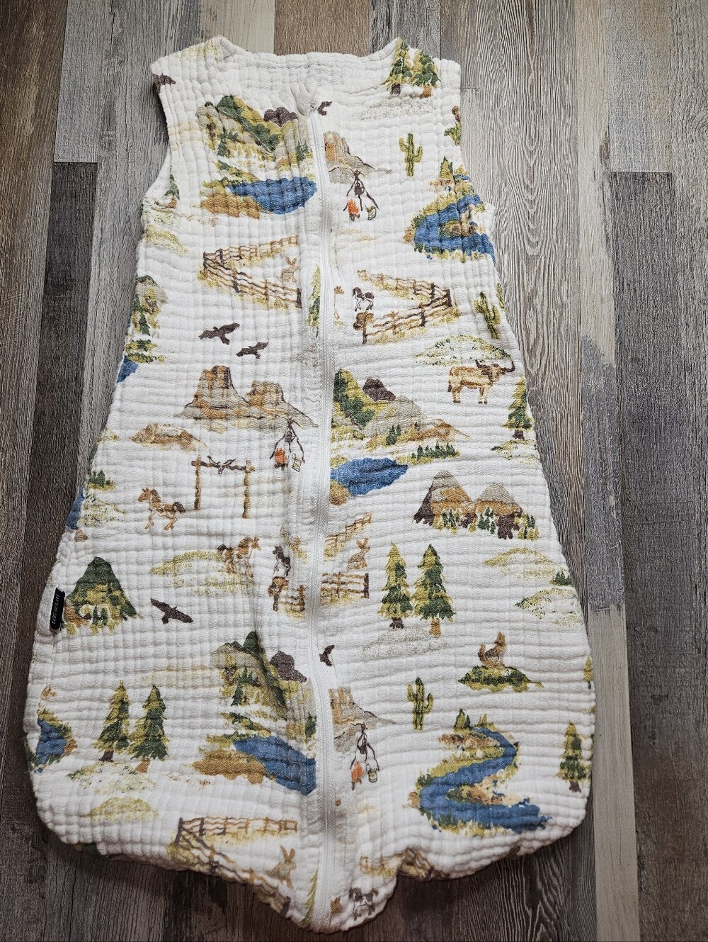 Bebe Au Lait Muslin Baby Sleep Sack Wyoming Classic Print 12-24 Months